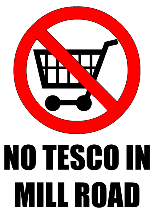 no mill road tesco poster: click to go to campaign homepage