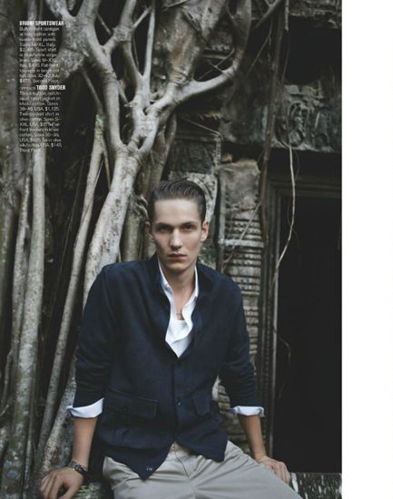 Peter Bruder in Bergdorf Goodman Spring 2012 Catalog by Jacob Sutton