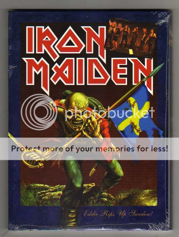 Iron Maiden – Eddie Rips Up Sweden DVD Digipack Live 9 July 2005 No CDR